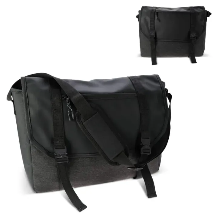 Laptop messenger bag Liam RPET 12L - LT95285 (gadzety reklamowe)